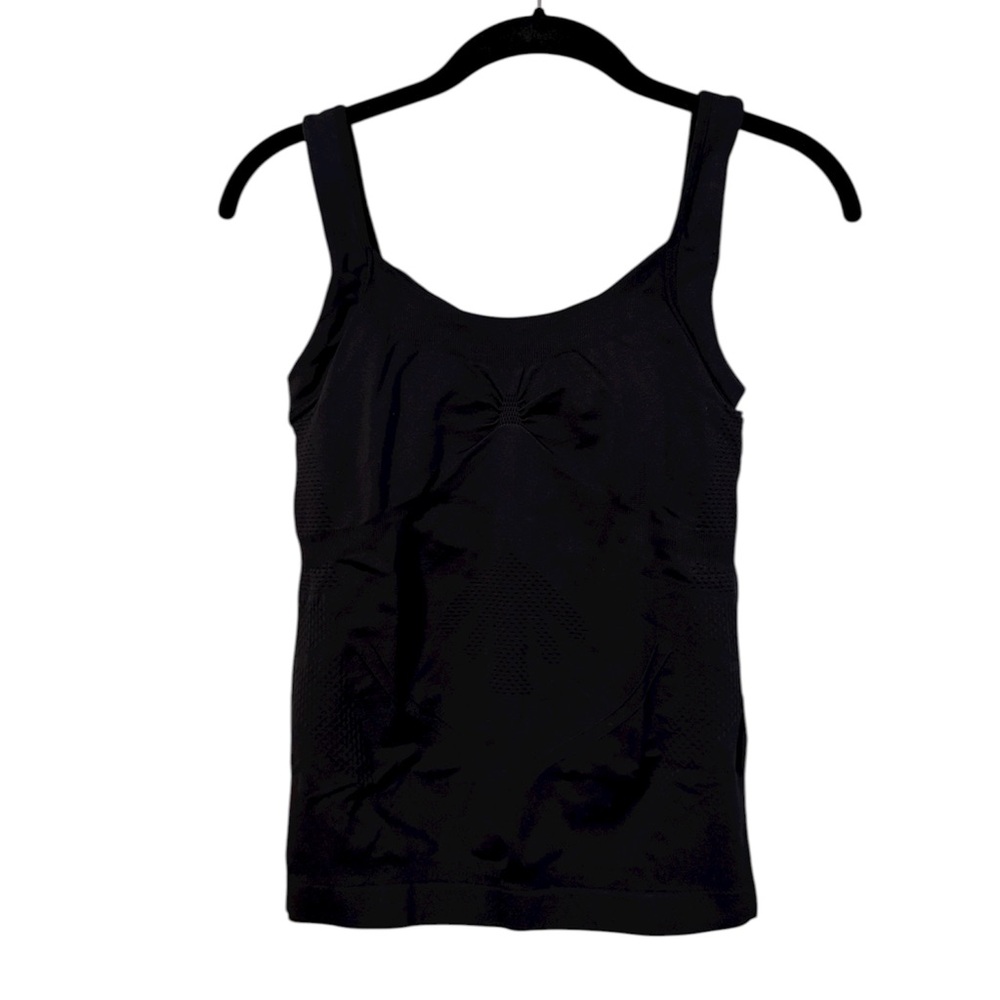 Climawear Active Wear Black Tank Top Sleeveless With Inner Bra Size Large